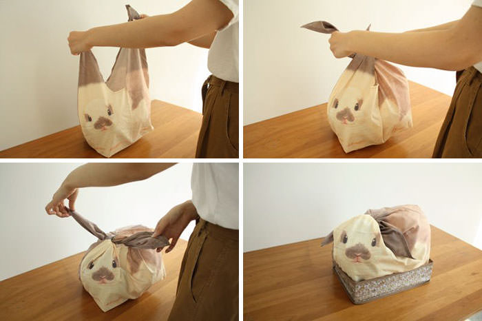 japanese bunny storage bags