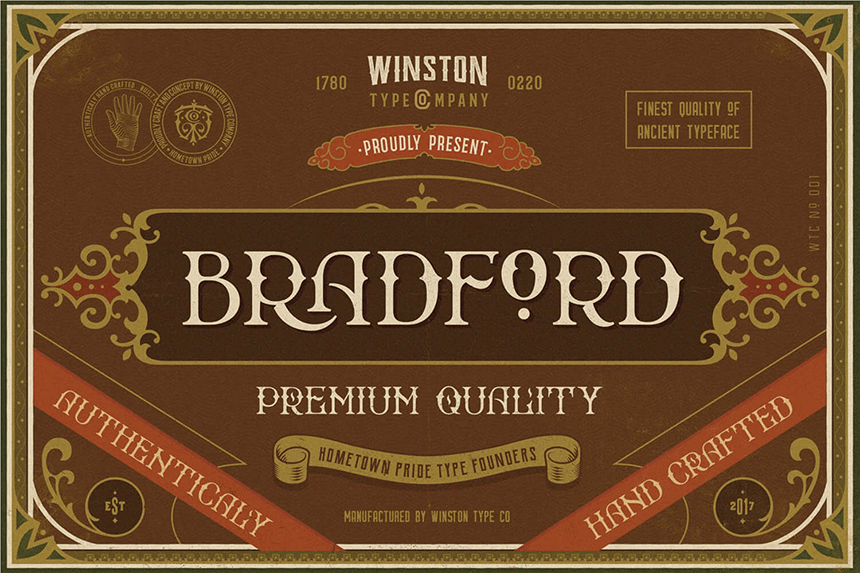 Bradford-Basic-英文字體