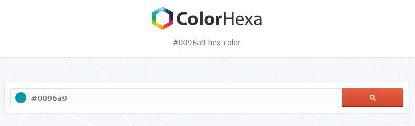 ColorHexa色號0096a9