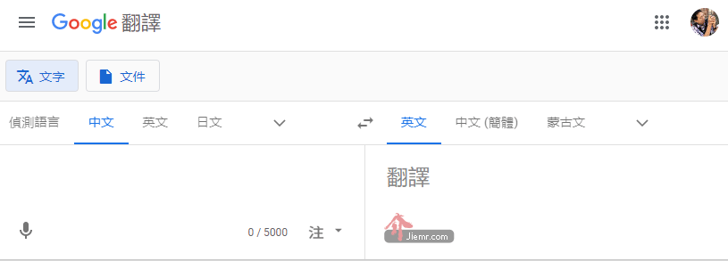Google翻譯功能